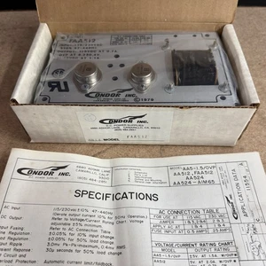 Fuente de alimentación Condor para equipo de prueba HP Keithley Racal de los años 70 y 80 nueva con documentos - Imagen 1 de 15