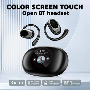 Open Ear Kopfhörer Ohrbügel Kabellos Bluetooth 5.4 Ohrhörer Headset Touchscreen - Bild 1 von 26