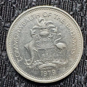 25 Cents (magnetisch) Bahamas 1979 Münze KM# 63,1 - Bild 1 von 4