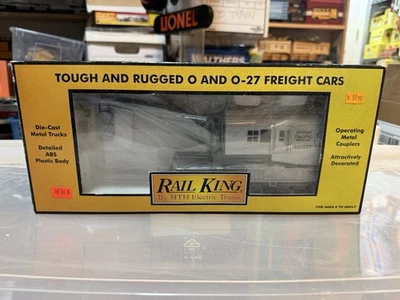 MTH RAIL KING 30-7995 O GAUGE UNION PACIFIC OPERATING CRANE CAR LN/OB - Image 1 of 4