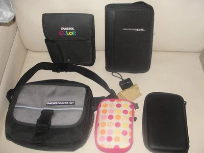 Лот 5 винтажный Nintendo Gameboy, GBA DS переноски чехол сумка Fanny Pack ремень держатель - Изображение 1 из 4