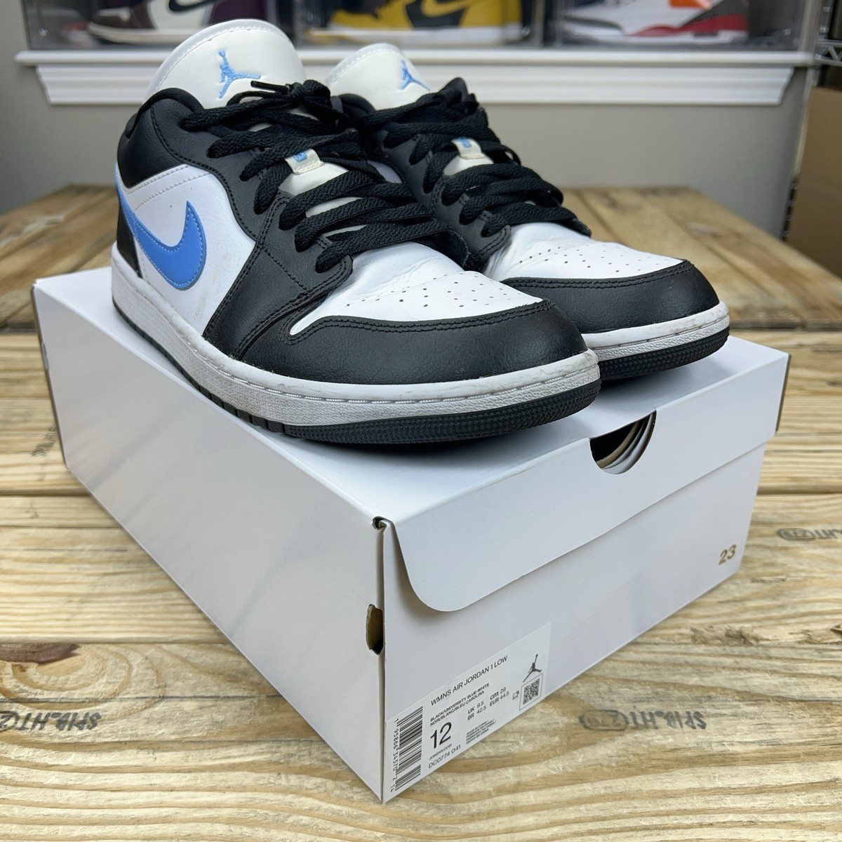 Jordan 1 Low Black White W for sale | eBay Jordan 1 Low Black White W for sale | eBay