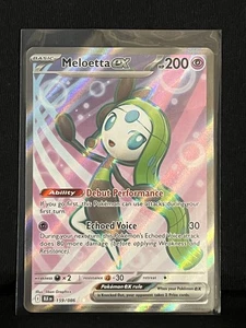 Meloetta EX 159/86 Ultra Rare: Sv: Black Bolt Holo - Picture 1 of 1