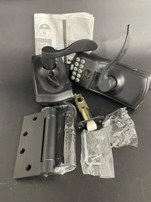 SCHLAGE FE595 CAM 622 Acc Keypad Entry with Flex Electronic Lock, Matte Black - Image 1 of 4