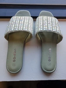 QQ Fish- Women's Slide Sandals Size 38M  7.5M - Picture 1 of 7