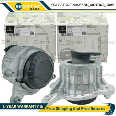 2x Engine Mounts L&R for Mercedes-Benz C-CLASS E-CLASS A2052406217+6317 - Image 1 of 4