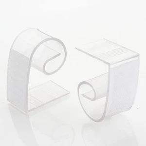 12 pcs 1.2" Clear Table Skirt Large Clips Linens Wedding Party Event Supplies - Picture 1 of 4