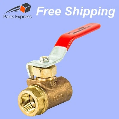 1/2" BRONZE BALL VALVE *200 WSP* FOR HIGH PRESSURE STEAM SERVICE, #80 - Image 1 of 4