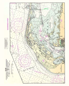 1996 Nautical Chart of Pine Island Sound Florida Sanibel Island - Picture 1 of 4