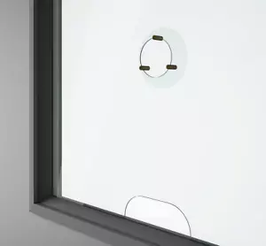 MODULO VETRATO OBLO/PARAFIATO/PASSACARTE PER PARETI IN CARTONGESSO VETROFACILE - Foto 1 di 1
