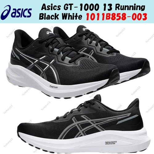 Asics GT 1000 13 Running Nero Bianco 1011B858 003 Taglia Uomo