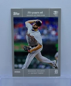 Michael Fulmer 2022 Topps Rookie of the Year PLATINUM #d /75 Online Exclusive - Picture 1 of 1