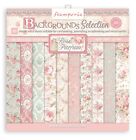 Stamperia Backgrounds Double-Sided Paper Pad 8"X8" 10/Pkg-Rose Parfum, 10 Design