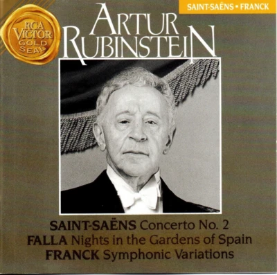 Saint-Saens CONCERTO NO. 2/Franck SYMPHONIE VARIATIONS u.a Rubinstein (C3889) - Bild 1 von 3