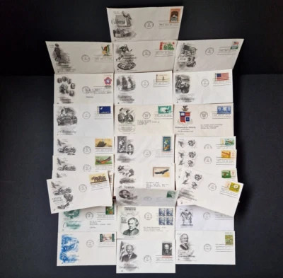 Vintage USA American Stamp First Day Cover Collection Mixed Stamps Job Lot - Image 1 of 4