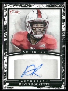Devin Rockette 2022 Sage Artistry Auto - Picture 1 of 2