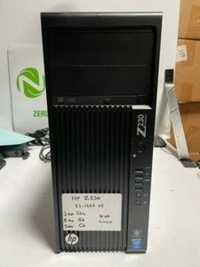 HP Z230 Tower Workstation Xeon E3 1225 V3 3.20Ghz 8GB 500GB DVD Linux  - Picture 1 of 9