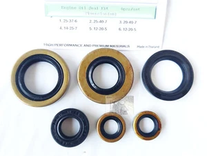 Kit de sellado de aceite para Kawasaki 1978-1982 KE100 A7/A8/A9/A10/B1 6 piezas nuevo - Imagen 1 de 4