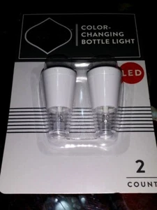 2 cuentas Botella Cambiante de Color Luz LED ideal para Celebración Decoración Nuevo - Imagen 1 de 1