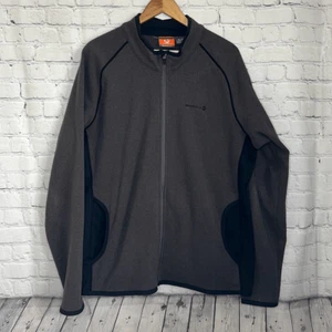 Merrell Select Regulate Men's XL Fleece Full Zip  Sweater Jacket Gray Black - Picture 1 of 9
