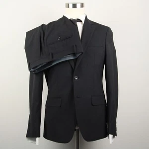 38R Bar III Mens 2-pc Suit Blazer Jacket Pants 30Wx30L Skinny Fit Wool E04433 - Picture 1 of 13