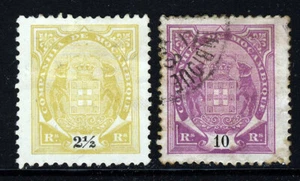 MOZAMBIQUE COMPANY 1895-05 Llave 21/2 R Perf 111/2 y 10 R Perf 121/2 SG 15 y 36 VFU - Imagen 1 de 2
