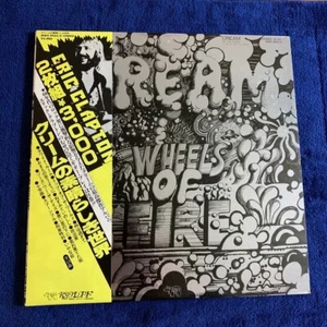 Japan Press Rock LP 【 Cream – Wheels Of Fire 】w/OBI / Double LP / Gatefold - Picture 1 of 10