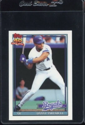 1991 TOPPS TIFFANY #90 DANNY TARTABULL KANSAS CITY ROYALS - Image 1 of 2