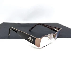 Deréon DOV501 CG 814 Eyeglasses Frame 51-17-135 Brown COPPER METAL FULL RIM - Picture 1 of 13