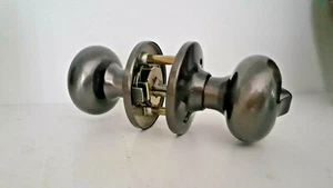 Callan 100T-SA-US15A Saxon Entry Knob Set - Antique Nickel - Picture 1 of 6