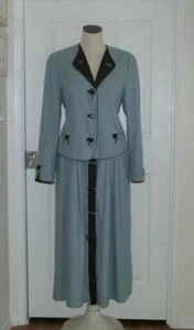 2 Stck. Vintage 90er Meico Landhaus Wolle & Kaschmir Trachten Jacke Maxirock S M 36 gebraucht, in einwandfreiem Zustand - Bild 1 von 12