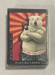 Coca Cola Orso Polare US Playing Card Company NUOVO sigillato 1997 - Foto 1 di 2