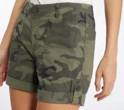 New Social Standard by Sanctuary Women's Hero Utility Shorts Camo, Small (M1-22) - Image 1 of 4