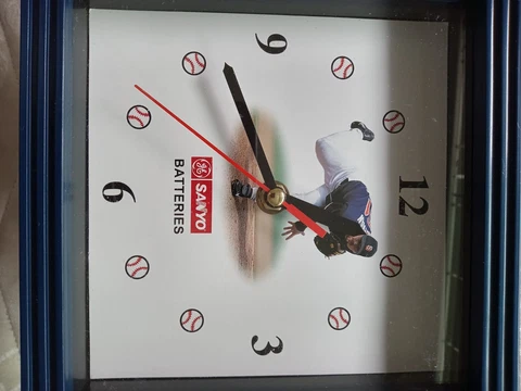 San Diego Padres Hall of Fame TREVOR HOFFMAN Clock Sanyo Batteries Promotional! Cover