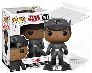 Star Wars Funko POP 191 Finn Imperial Disguise THE LAST JEDI Clear PVC Protector - Picture 1 of 12