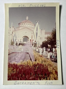 Vtg 1959 California State Fair Sacramento Agricultural Building Photo Snapshot - Picture 1 of 11