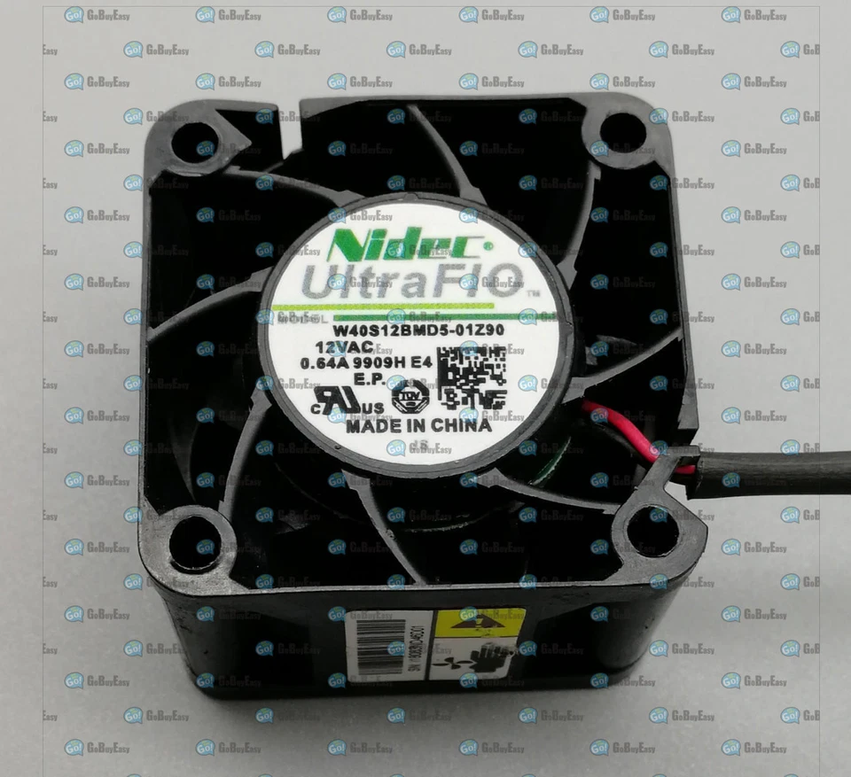 1PC Nidec W40S12BMD5-01Z90 4028 4CM 12V 0.64A 2-pin cooling fan New - Image 1 of 1