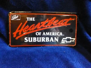 HEARTBEAT OF AMERICA SUBURBAN WHITE BOWTIE MADE USA - Picture 1 of 1