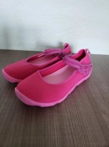 CROCS Shoes Girl’s Size J3 Pink Mary Jane Water Swim Strap Non-Slip Sole EUC - Picture 1 of 7