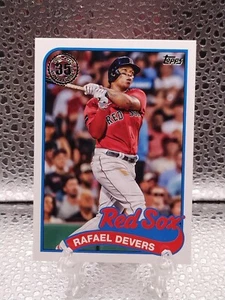 2024 Topps Series 1 #89B-61 Rafael Devers 1989 Topps Baseball 35th Anniversary - Picture 1 of 2