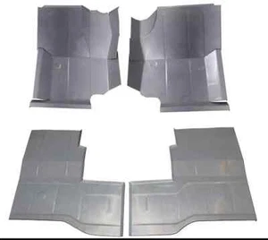 Jeep CJ-7 76-86 YJ Wrangler 87-96 Front and Rear Floor Pans 4 Pc Kit - Picture 1 of 1