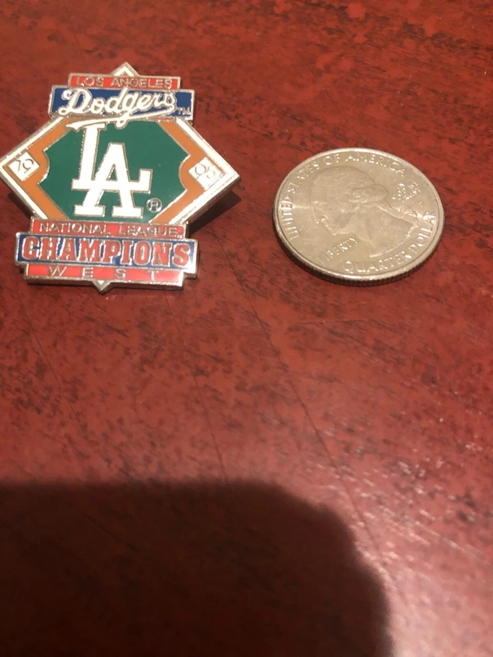 LA DODGERS  1995 NL WEST CHAMPIONS PIN - HIGH Quality - PETER DAVID - Изображение 1 из 1