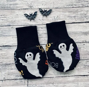Guantes de bebé macabros fantasmas perseguir espeluznantes Halloween todos los días pequeño monstruo - Imagen 1 de 3