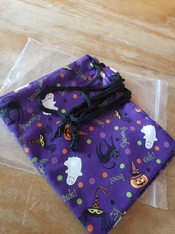 Longaberger Halloween Party Treat bag Drawstring Backpack style NEW Cover