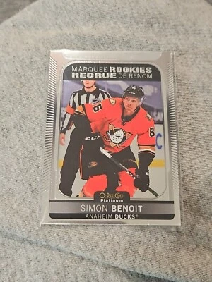 2021-22/21-22 UD O-PEE-CHEE PLATINUM RC SIMON BENOIT ROOKIE CARD # 235 - Image 1 of 2