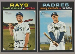 BUY 1, GET 1 FREE - 2020 TOPPS HERITAGE BASEBALL YOU PICK #201 - #400 FREE SHIP - Picture 1 of 1