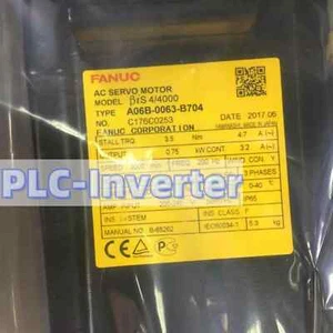Nuevo en Caja A06B-0063-B704 FANUC Servomotor FedEx o DHL Envío Rápido #L+F - Imagen 1 de 10