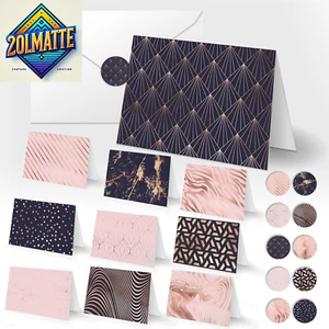 Smart Scribble 50 Blank Cards and Envelopes, Assorted Greeting Cards for All Oc - Picture 1 of 12