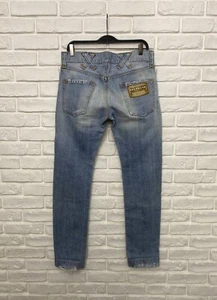 Vintage Men's Dolce&Gabbana D&G Hollywood Denim Pants Jeans Washed Blue Size 46 - Picture 1 of 13