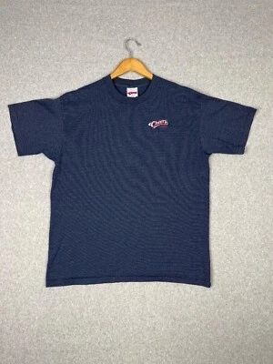 Vintage Cheers Boston XL Azul Manga Corta Cuello Redondo Bordado Logo Hecho en EE. UU. Foto 1 de 4